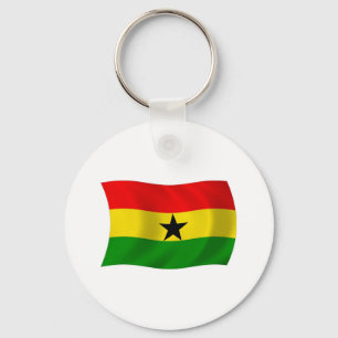 Ghana-Flagge Schlüsselanhänger