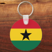 Ghana-Flagge Schlüsselanhänger (Rückseite)