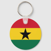 Ghana-Flagge Schlüsselanhänger (Rückseite)