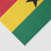Ghana-Flagge Seidenpapier (Ausschnitt)