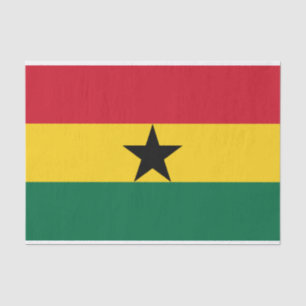 Ghana-Flagge Seidenpapier