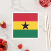 Ghana-Flagge Serviette (Beispiel)