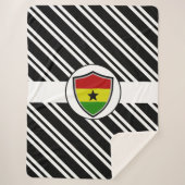 Ghana-Flagge Sherpadecke (Vorderseite)