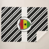 Ghana-Flagge Sherpadecke (Vorderseite (Horizontal))