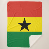 Ghana-Flagge Sherpadecke (Vorderseite)