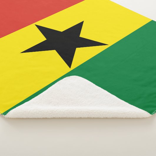 Ghana-Flagge Sherpadecke (3/4)