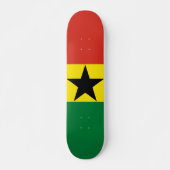 Ghana-Flagge Skateboard (Vorne)