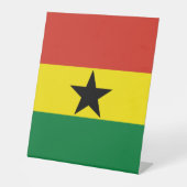 Ghana-Flagge Sockelschild (Vorderseite)