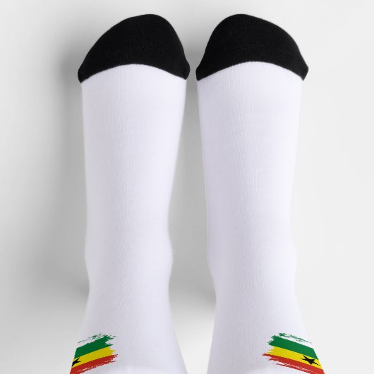 Ghana-Flagge Socken (Oben)