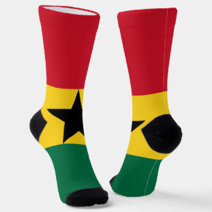 Ghana-Flagge Socken