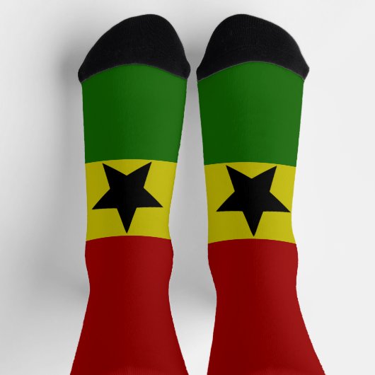 Ghana-Flagge Socken (Oben)