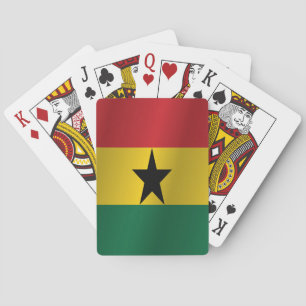 Ghana-Flagge Spielkarten