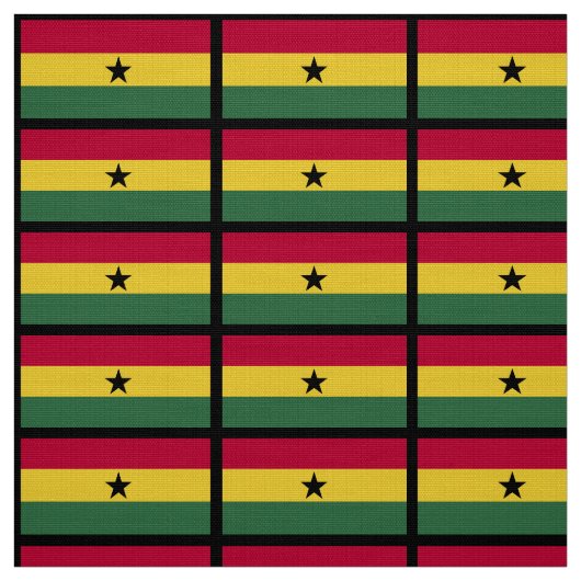 Ghana-Flagge Stoff (Muster)