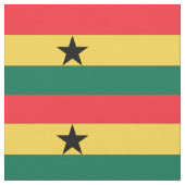 Ghana-Flagge Stoff (Nahaufnahme)