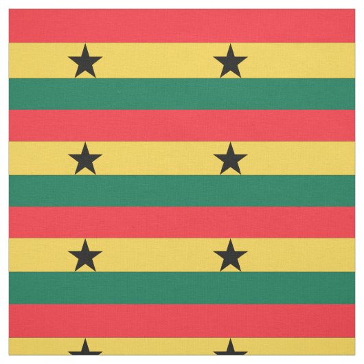 Ghana-Flagge Stoff (Muster)