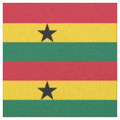 Ghana-Flagge Stoff (Nahaufnahme)