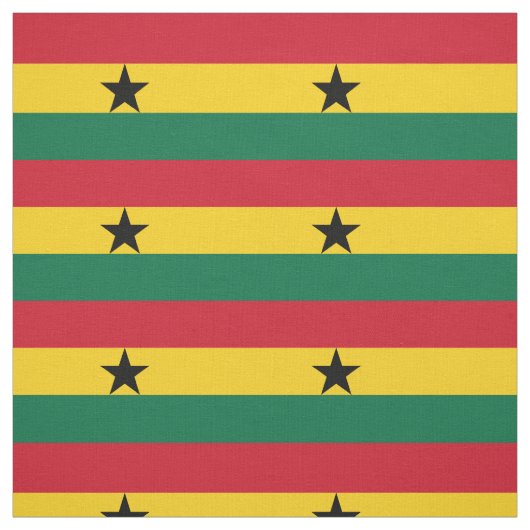 Ghana-Flagge Stoff (Muster)