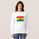 Ghana-Flagge Sweatshirt (Vorne ganz)