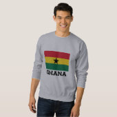 Ghana-Flagge Sweatshirt (Vorne ganz)
