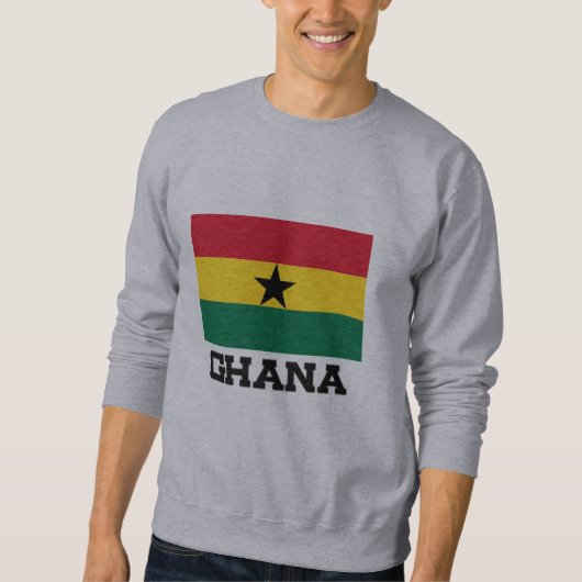 Ghana-Flagge Sweatshirt (Vorderseite)