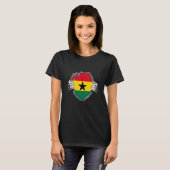 Ghana-Flagge T-Shirt (Vorne ganz)