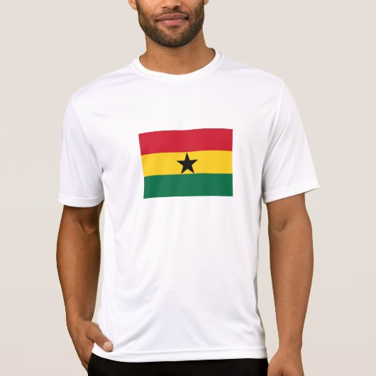 Ghana-Flagge T-Shirt (Vorderseite)