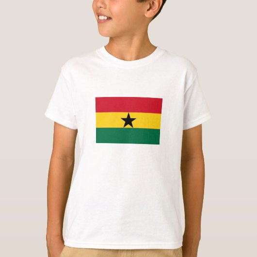 Ghana-Flagge T-Shirt (Vorderseite)