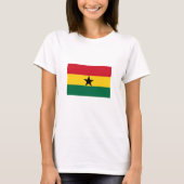 Ghana-Flagge T-Shirt (Vorderseite)