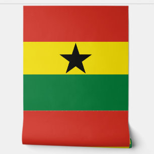 Ghana-Flagge Tapete