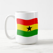 Ghana-Flagge Tasse (Links)