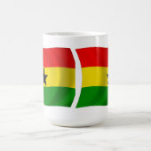 Ghana-Flagge Tasse (Mittel)