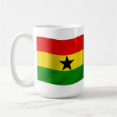 Ghana-Flagge Tasse (Links)