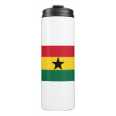 Ghana-Flagge Thermosbecher (Vorderseite)