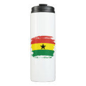 Ghana-Flagge Thermosbecher (Vorderseite)