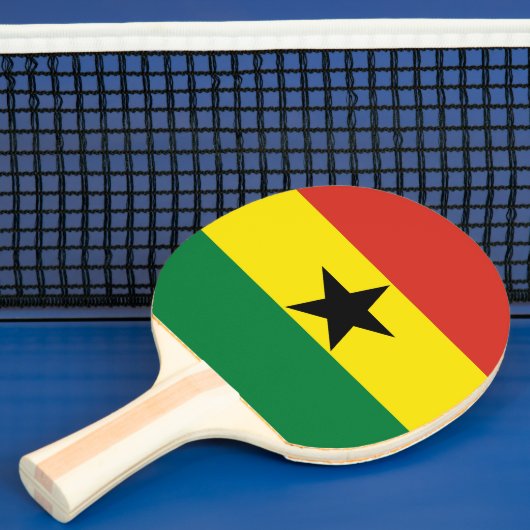 Ghana-Flagge Tischtennis Schläger (InSitu)