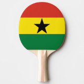 Ghana-Flagge Tischtennis Schläger (Vorderseite)