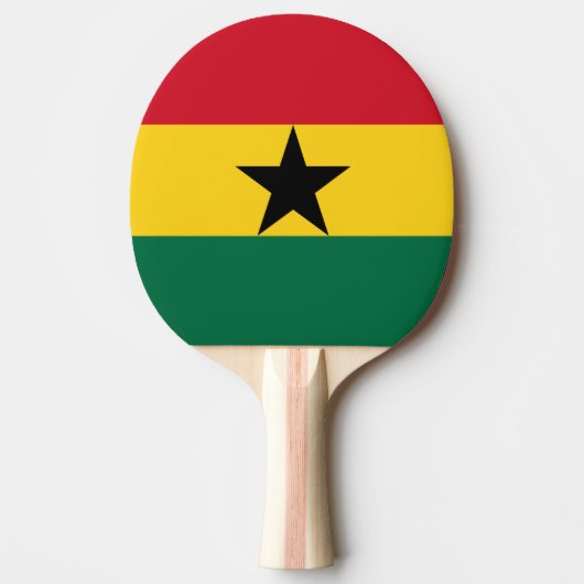 Ghana-Flagge Tischtennis Schläger (Vorderseite)