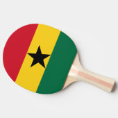 Ghana-Flagge Tischtennis Schläger (Seitenansicht)