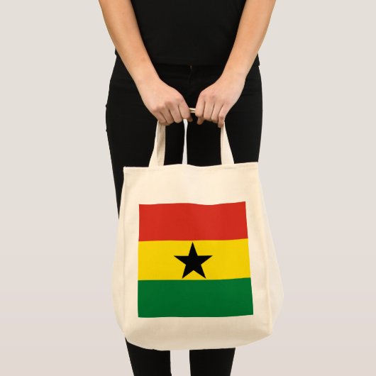 Ghana-Flagge Tragetasche (Vorderseite (Produkt))