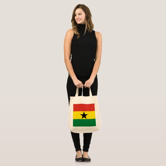 Ghana-Flagge Tragetasche (Vorderseite (Model))