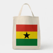 Ghana-Flagge Tragetasche (Rückseite)