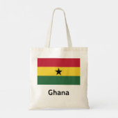 Ghana-Flagge Tragetasche (Rückseite)