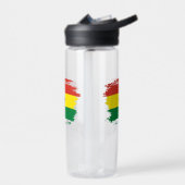 Ghana-Flagge Trinkflasche (Links)