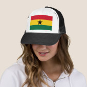 Ghana-Flagge Truckerkappe (Beispiel)