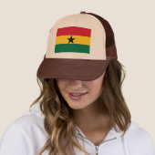 Ghana-Flagge Truckerkappe (Beispiel)