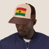 Ghana-Flagge Truckerkappe (Beispiel)