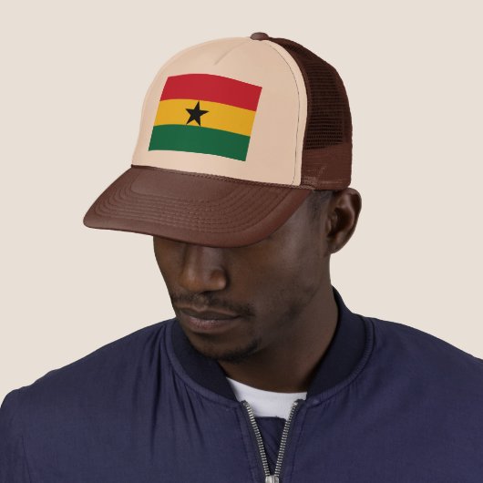 Ghana-Flagge Truckerkappe (Beispiel)