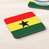 Ghana-Flagge Untersetzer (Linke Seite)