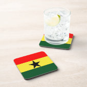 Ghana-Flagge Untersetzer (Rechte Seite)