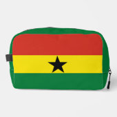 Ghana-Flagge Waschbeutel (Vorderseite)